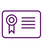 Certification icon images