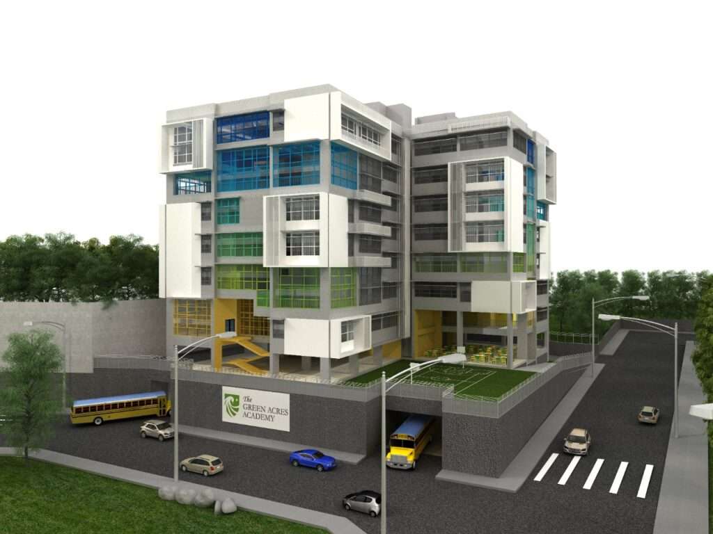 The Green Acres Academy Mulund school building