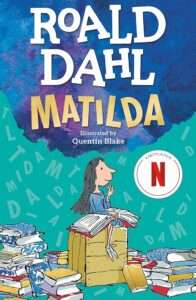 "Matilda By Roald Dahl" book cover